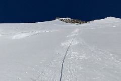 07C Looking Up At The Fixed Ropes On An Active Rest Day 2 At Mount Vinson Low Camp.jpg